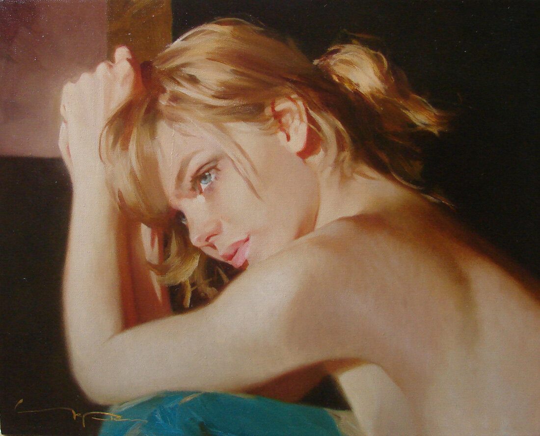 "На рассвете", 2007, холст, масло