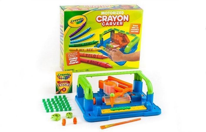 Моторизованный нарезчик Crayon Carver от Crayola. Моторизованный нарезчик Crayon Carver от Crayola.
