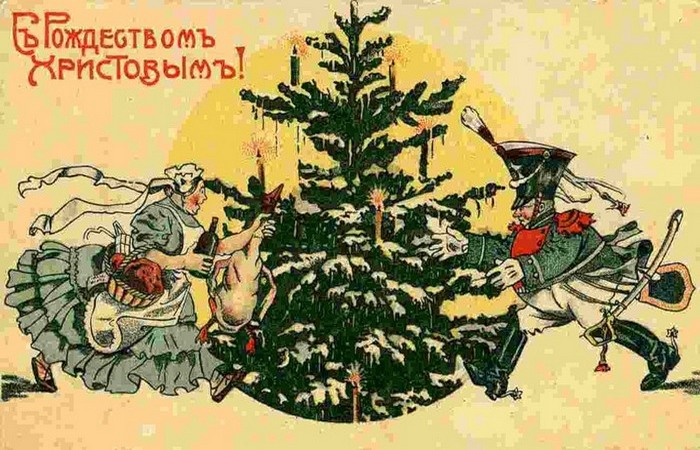 История новогодней открытки История новогодней открытки