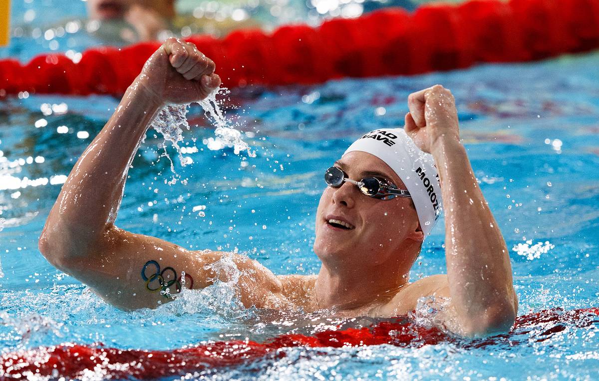 Владимир Морозов пловец олимпиада эстафета