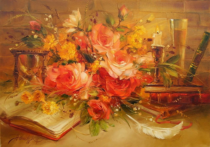 Цветочная рапсодия. Автор: Анна Хомчик. Цветочная рапсодия. Автор: Анна Хомчик.