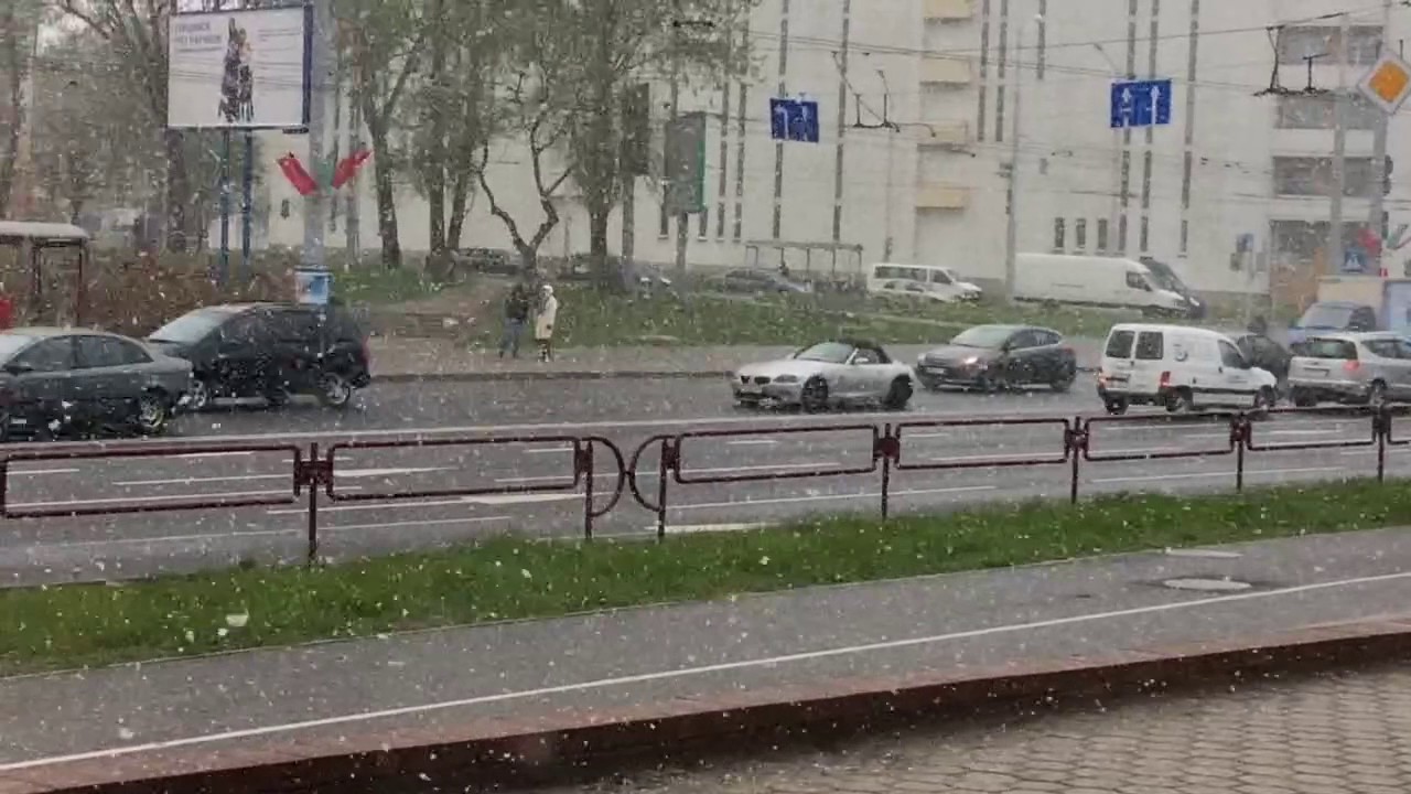 Сегодня днём в Минске на 20 градусов холодней, чем было сегодня ночью