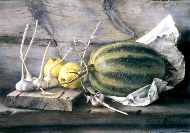 Елена Базанова. "Управлять стихией воды и краски".