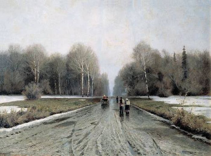 «РаннÑÑ Ð²ÐµÑна». (1885). ÐвÑоÑ: ÐндогÑÑов Ð. Ð.