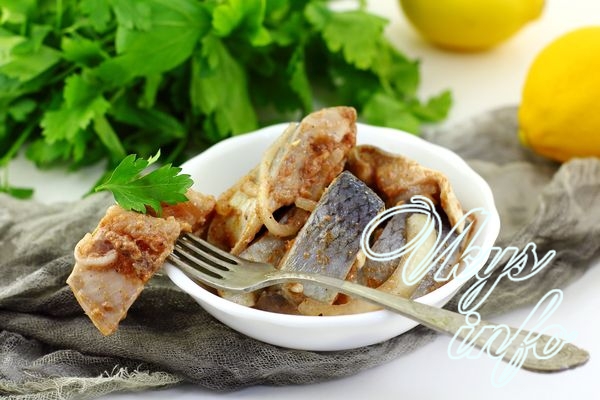 рецепт Сельдь по-корейски с томатной пастой