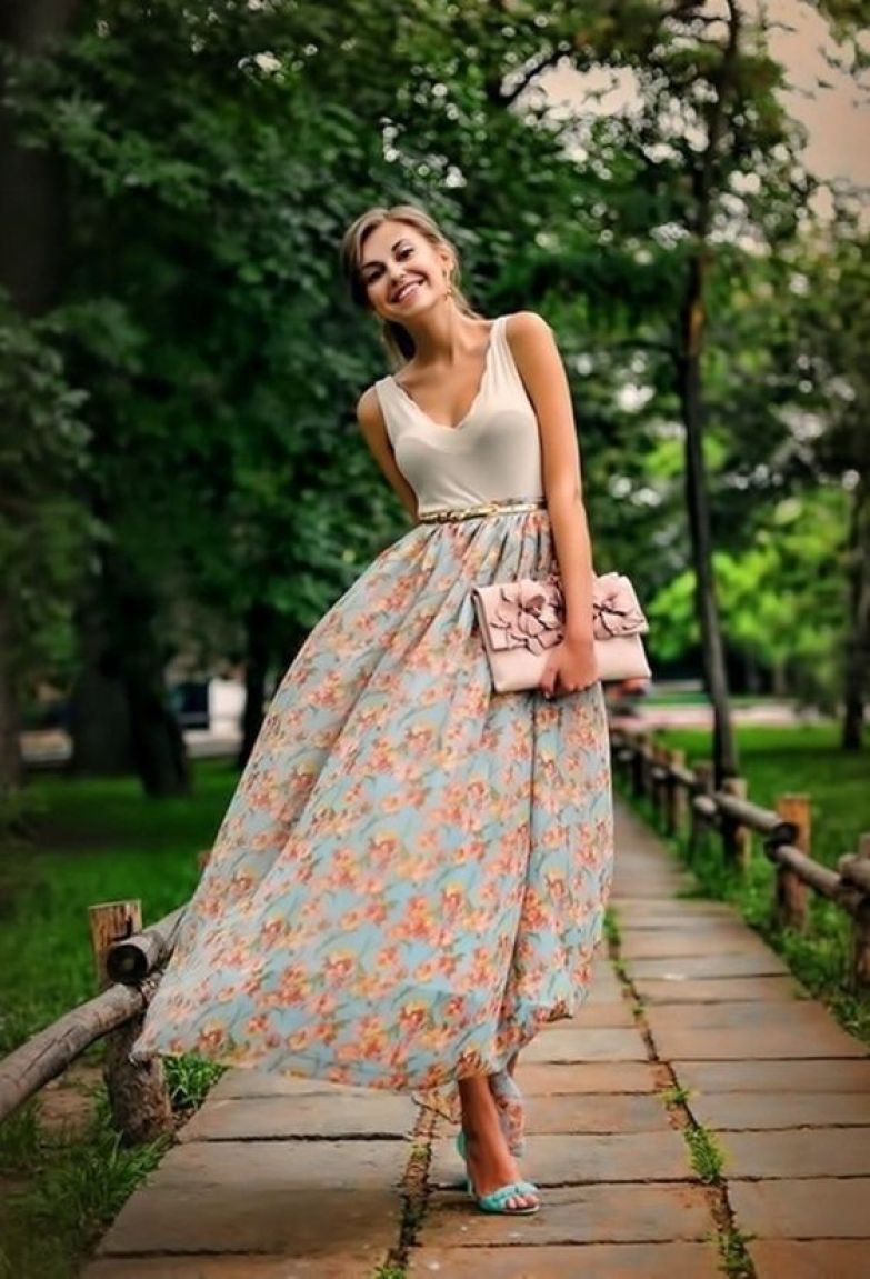 Прекрасный выбор на лето: 15 очаровательных длинных платьев.