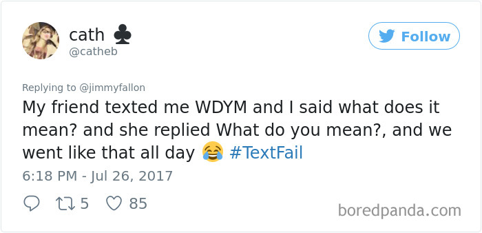 Textfail Tweet