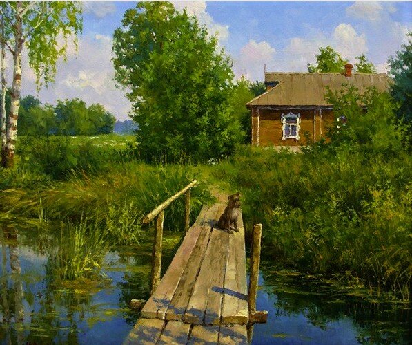 Художник Дмитрий Ильич Левин: мастер настроения