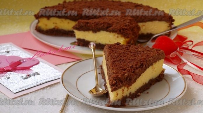 Очень вкусный творожно-шоколадный торт «Торфяник»