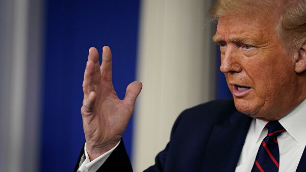 Президент Дональд Трамп во время пресс-конференции в Белом доме в Вашингтоне Трамп рассказал о переговорах с Россией по ядерному оружию