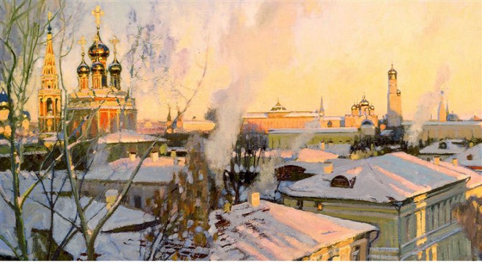«ÐоÑква. ÐвениÑ, занимаеÑÑÑ Ð´ÐµÐ½Ñ». (ÑÑагменÑ). ÐвÑоÑ: СмиÑнов СеÑгей ÐвановиÑ.