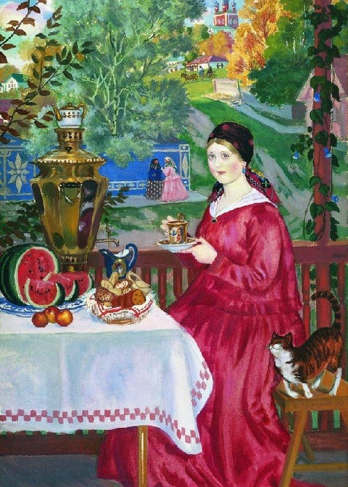 Купчиха на балконе. (1920). Автор: Б.М.Кустодиев. Муки и радости Бориса Кустодиева – художника, который писал жизнеутверждающие полотна прикованный к кровати