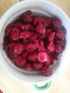 Подготовить вишню