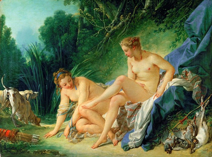 Франсуа Буше. Купание Дианы, 1742 Франсуа Буше. Купание Дианы, 1742