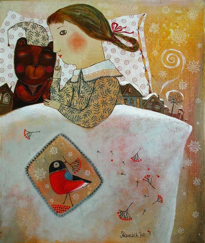 Нежные девичьи грёзы. Иллюстрации Анна Силивончик