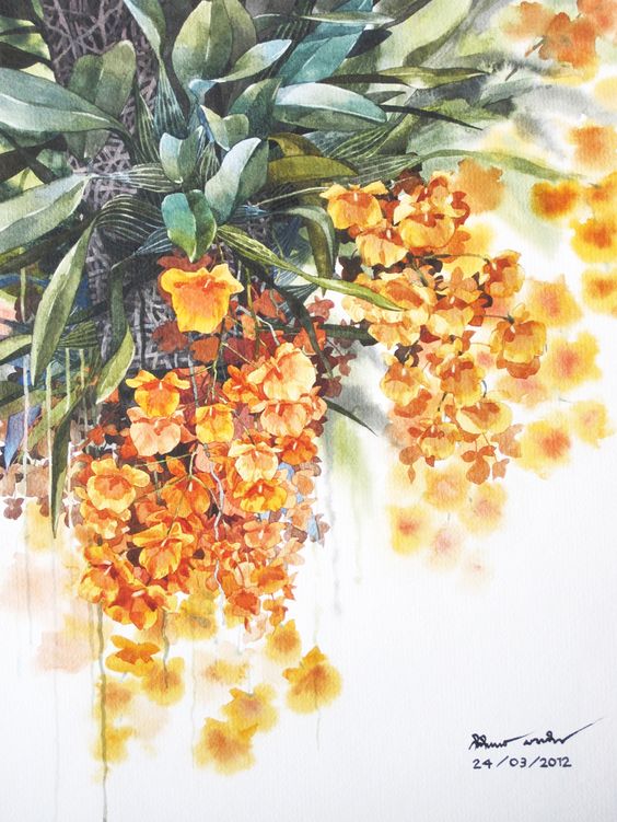 Flowers painting: 