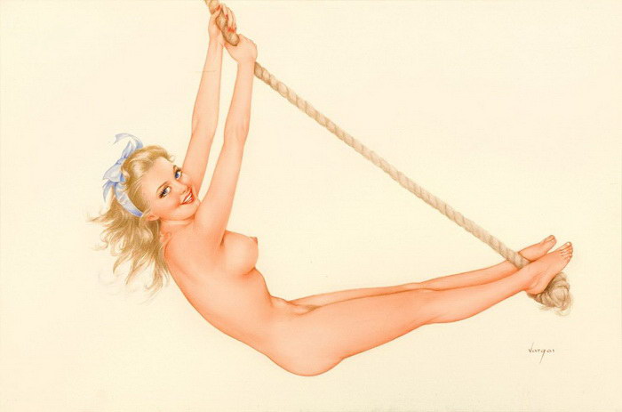 Эротические открытки Alberto Vargas