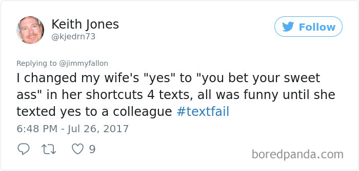 Textfail Tweet