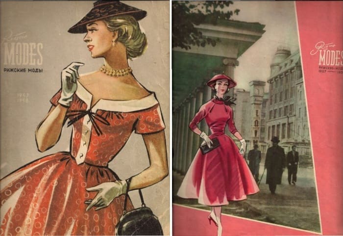 Журнал *Ригас модес*, 1957-1958 гг. | Фото: vintagestory.ru Журнал *Ригас модес*, 1957-1958 гг. | Фото: vintagestory.ru