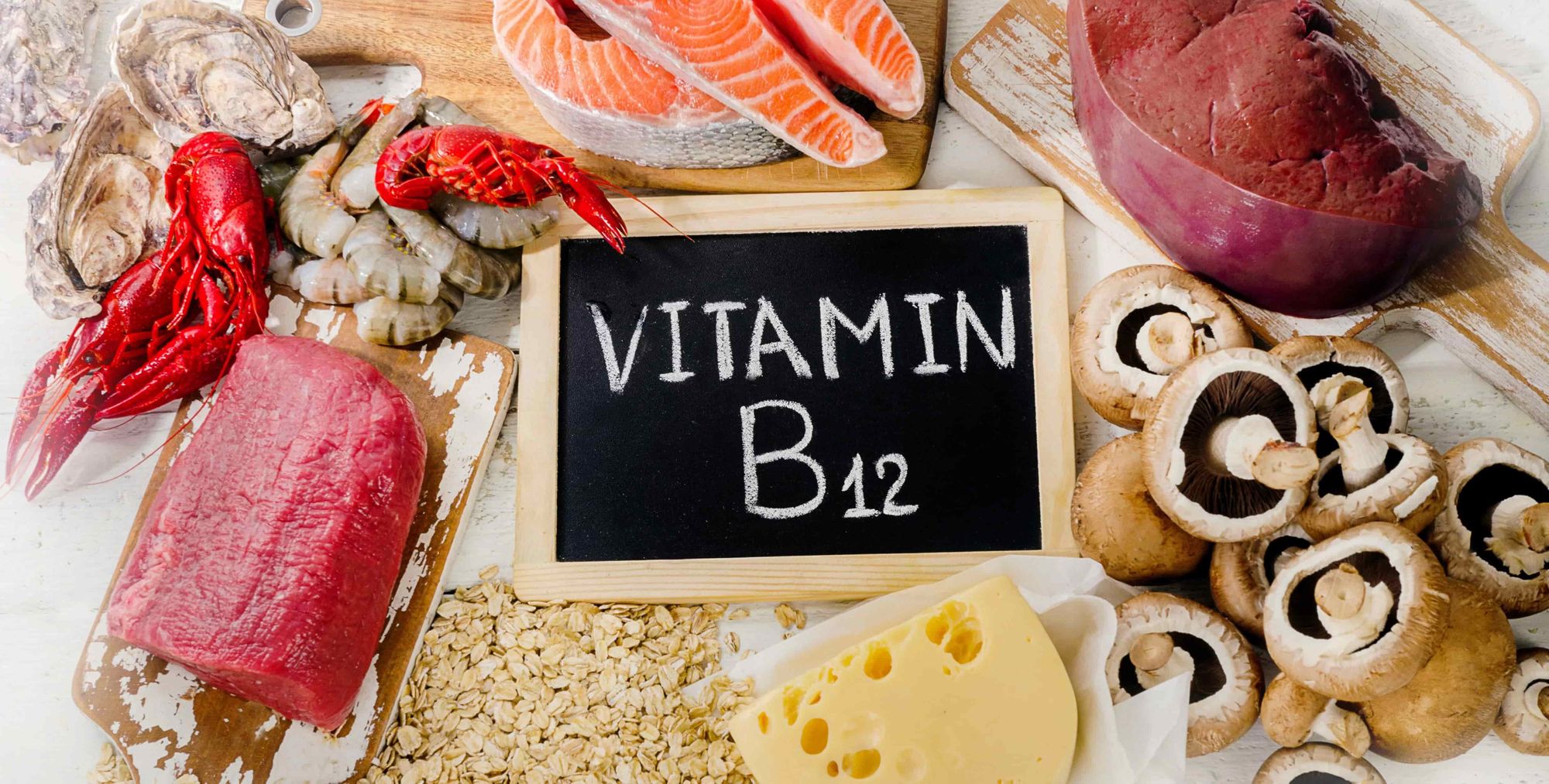 Моллюски и другие продукты, в которых много витамина В12