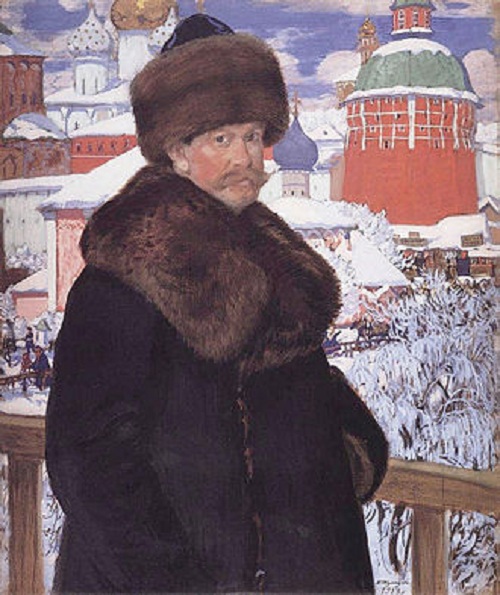Автопортрет.(1912). Автор: Б.М.Кустодиев. Муки и радости Бориса Кустодиева – художника, который писал жизнеутверждающие полотна прикованный к кровати