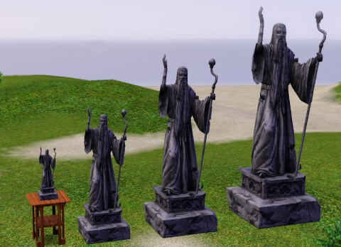 Статуи из The Sims Medieval от TheNinthWave