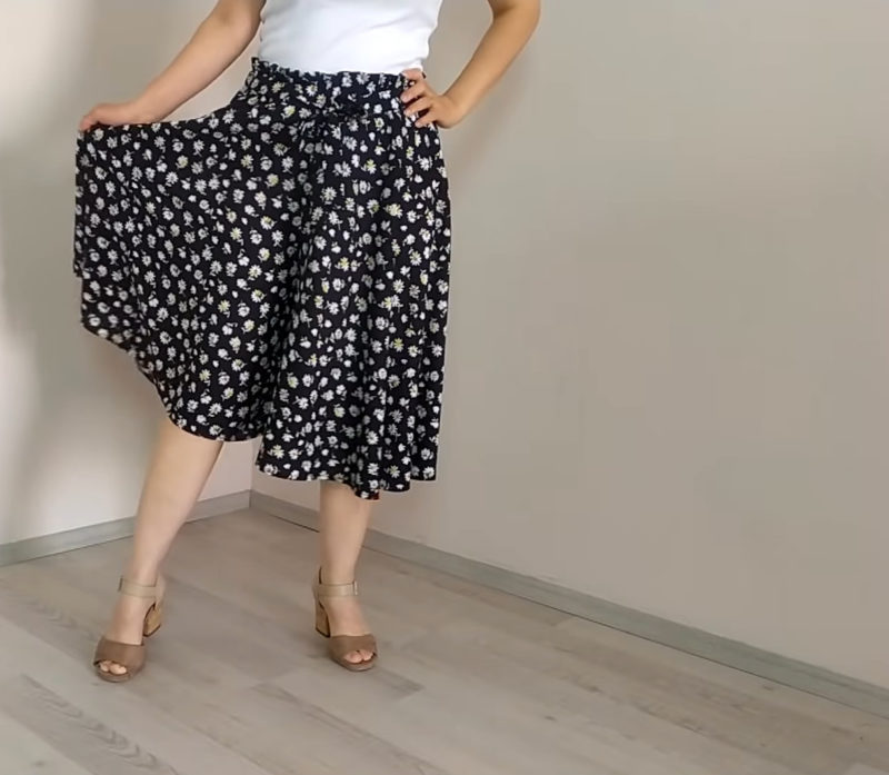 Обнови свой летний гардероб: отличная юбка-брюки за два часа