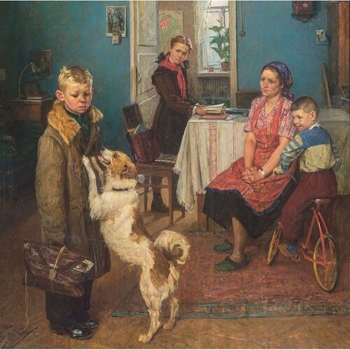 «Опять двойка», Ф.Решетников, 1952 г.