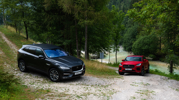 F-PACE и E-PACE — два первых кроссовера в премиальной линейке Jaguar