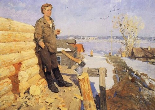 «Весна идет», Ю. Анохин, 1959 г.