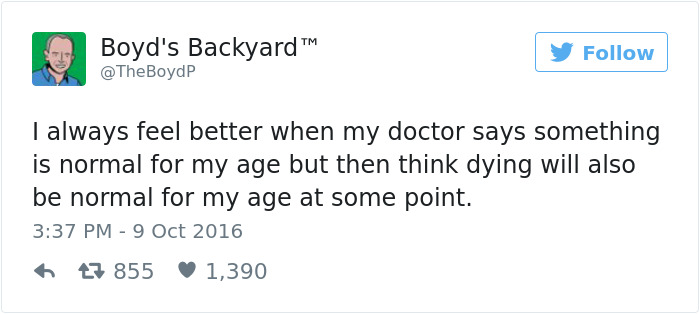 Growing Old Tweets