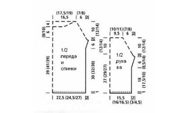 2 петли провязать вместе лицевыми скрещенными 2 петли провязать вместе лицевыми скрещенными