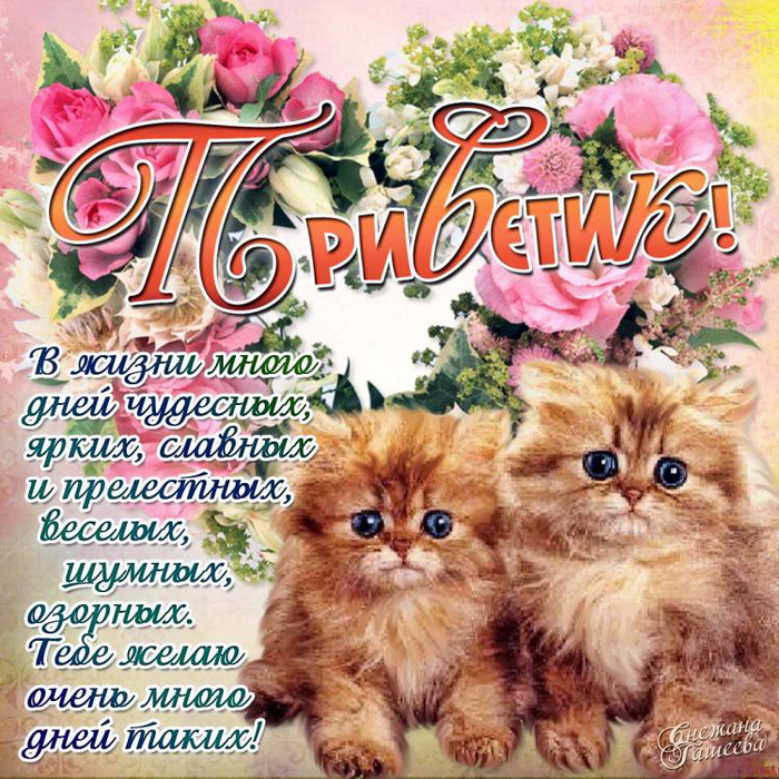 Красивые открытки приветик Красивые открытки приветик