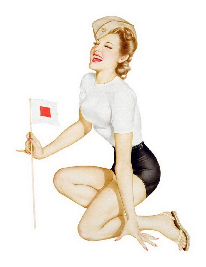 Эротические открытки Alberto Vargas