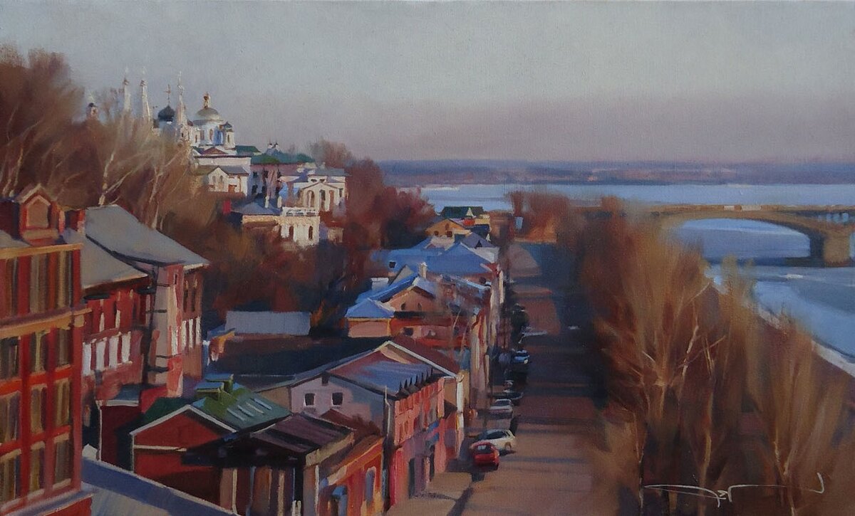 "Весна на Черниговской", 2013, холст, масло
