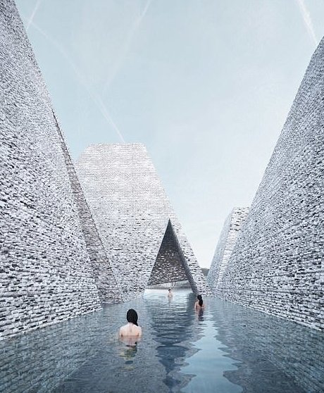 Новый фантастический бассейн в Копенгагене: такого вы еще не видели! аквацентр, архитектура, бассейн, завораживающе, копенгаген, невероятно, ненаучная фантастика, фантастика