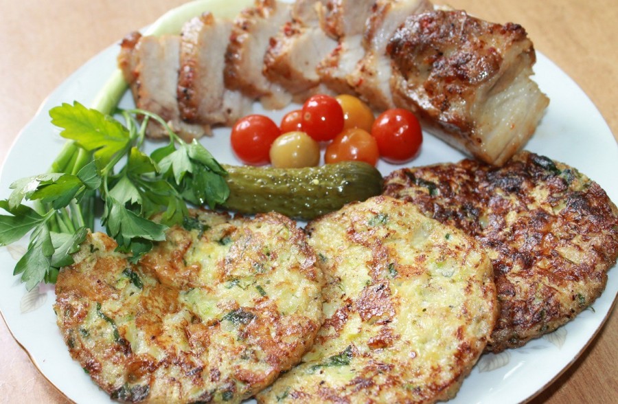 Драники заморские кабачковые