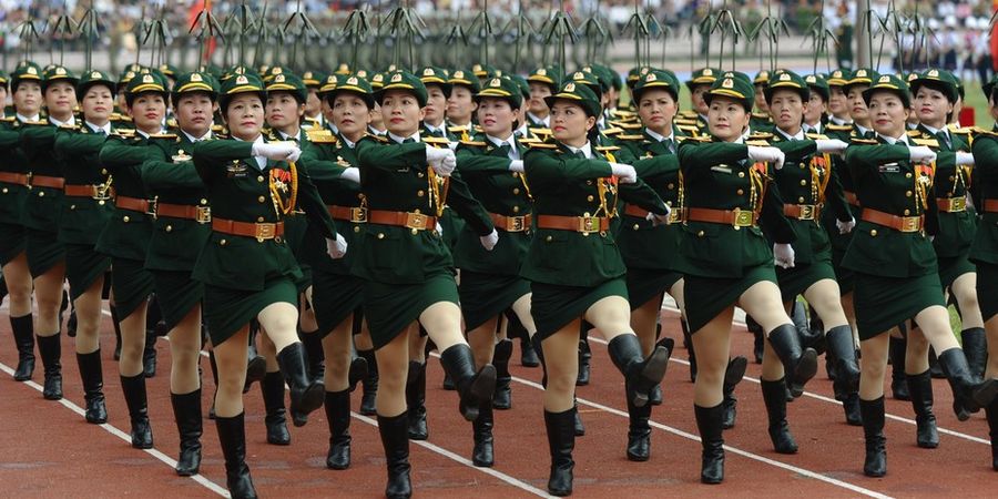 Украшение военных парадов. Это и правда, красиво.