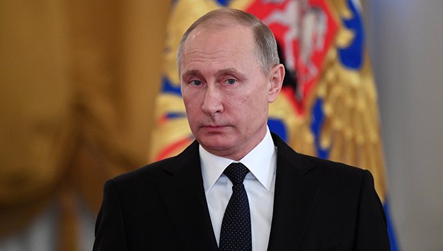 Президент РФ Владимир Путин. Архивное фото Президент РФ Владимир Путин.
<div id=
