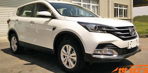 Dongfeng рассекретил обновленный кроссовер AX7
