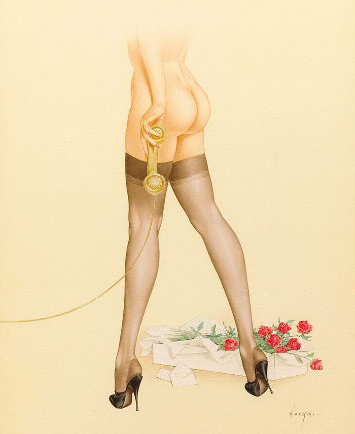 Эротические открытки Alberto Vargas