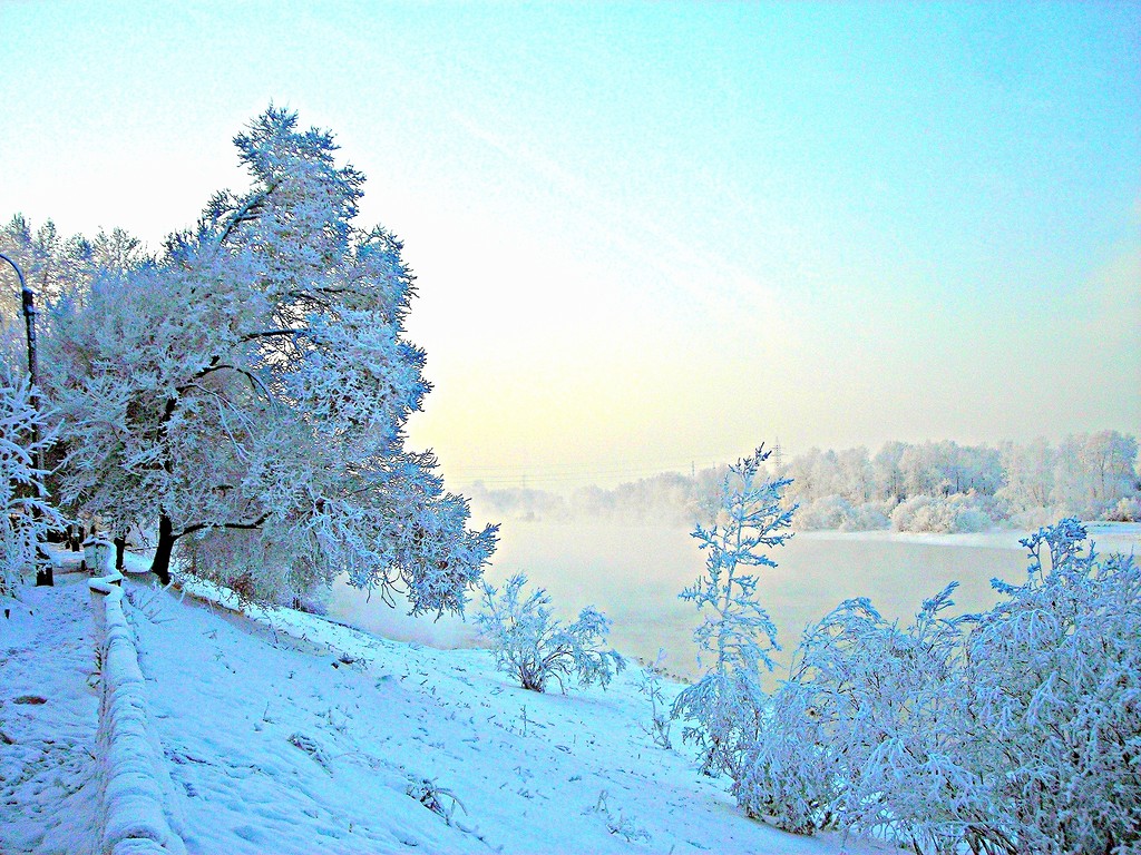 Зима. Сибирь. Красноярск. Зима. Сибирь. Красноярск.