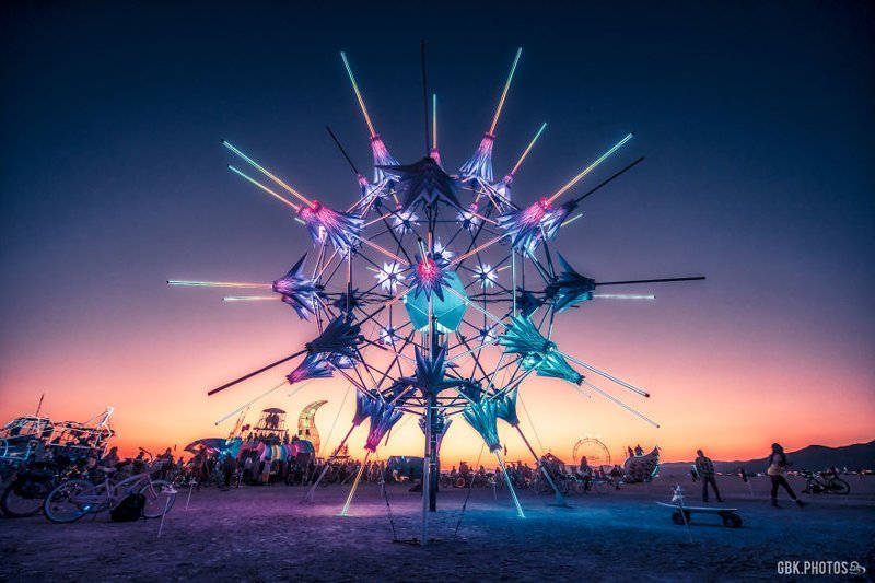 Потрясающие виды Burning Man 2018 в объективе французского фотографа burning man, искусство, красиво, подборка, фестивали, фестивали мира, фото, фотограф