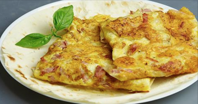 Быстрые конвертики на завтрак. Необычно, красиво и очень вкусно