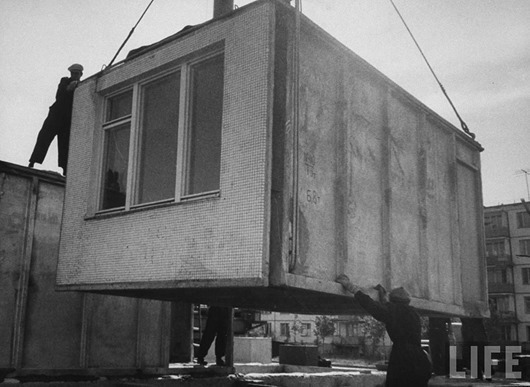 Как строили “хрущевки” в 1963 году Как строили “хрущевки” в 1963 году