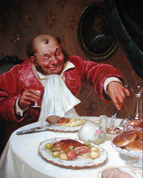 "За обедом", 2010