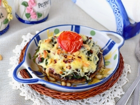 ЗАКУСОЧНЫЙ ДЕНЬ. Фаршированные грибы с сыром в духовке ЗАКУСОЧНЫЙ ДЕНЬ. Фаршированные грибы с сыром в духовке