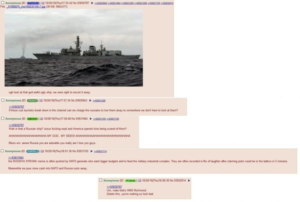 «Ха, ну у русских и корыто! Чёрт, это же наш...» «Ха, ну у русских и корыто! Чёрт, это же наш...»