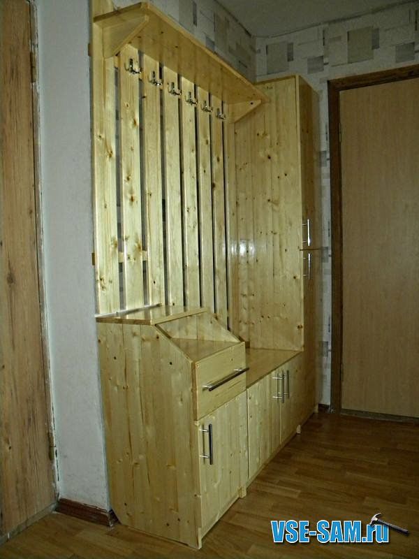 Ремонт прихожей мебели своими руками