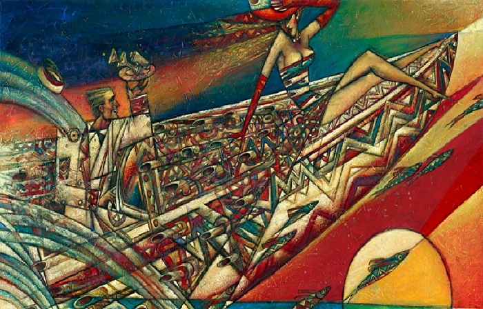 Неомодернизм от Андрея Процюка. Острые углы современного неомодернизма на картинах украинско-американского художника Андрея Процюка